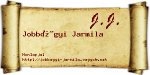 Jobbágyi Jarmila névjegykártya